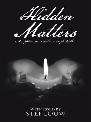 cover image of Hidden Matters